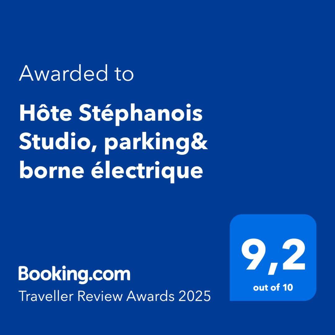 Hote Stephanois Studio, Parking& Borne Electrique Сент-Етьєн Екстер'єр фото